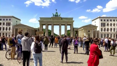 Rassismus, Demonstration, Berlin, Brandenburger Tor, Protest