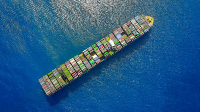 Handelsschiff, Containerschiff, Schiff, Container, Meer, Handel