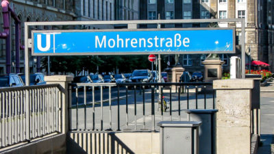 Mohrenstraße, Berlin, U-Bahn, Straße, Rassismus