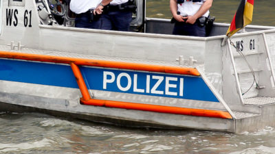Polizei, Wasser, Wasserpolizei, Boot, Fluss