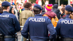 Polizei, Demonstration, Einsatz, Sicherheit, Demonstration, Gewalt, Hundertschaft