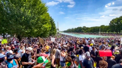 Rassismus, Demonstration, USA, Washington, Polizeigewalt