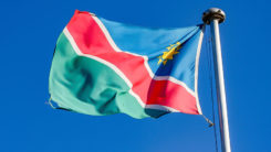 Namibia, Flagge, Fahne, Land, Fahnenmast, Afrika