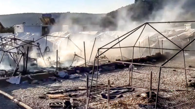 Brand, Moria, Flüchtlinge, Flüchtlingslager, Camp, Flüchtlingspolitik