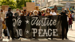 Demonstration, BLM, Rassismus, Demo, No justice no peace