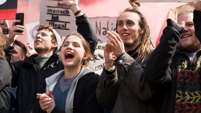 Film, Kino, Nazis, Demonstration, Antifa