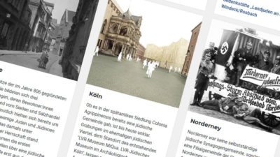 Ausstellung, Online, Internet, Jüdisches Leben, Geschichte, Nationalsozialismus