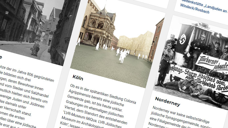 Ausstellung, Online, Internet, Jüdisches Leben, Geschichte, Nationalsozialismus