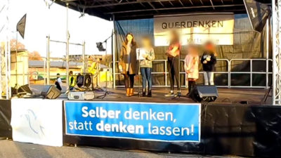 Corona, Demonstration, Demo, Anne Frank, Rechtsextremismus, Neonazis