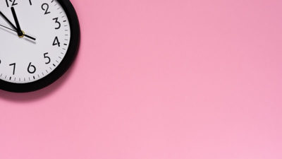 Uhr, Zeit, Wand, Spät, Rosa, Pünktlich