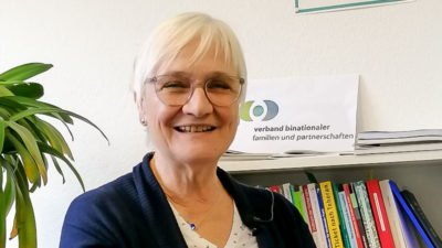 Hiltrud Stöcker-Zafari, Verband binationaler Ehen und Partnerschaften, iaf, Familiennachzug