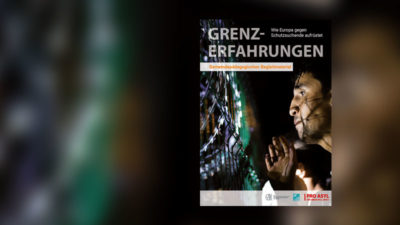 Plakat, Ausstellung, Grenzerfahrungen, Flucht, Flüchtling, Flüchtlingspolitik