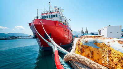 Rettungsschiff, Sea Eye, Mittelmeer, Hafen, Meer