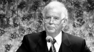 Kurt Biedenkopf, Sachsen, Ministerpräsident, Rede, Pult