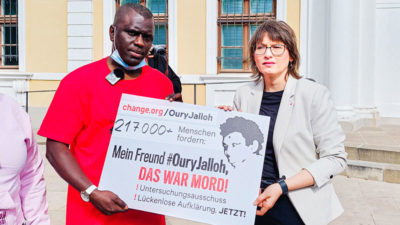 Oury Jalloh, Magedburg, Landtag, Katja Pähle, Petition