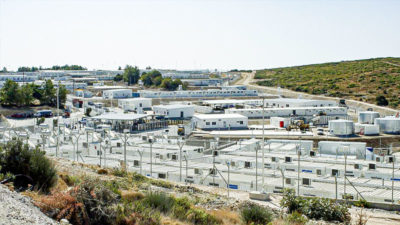 Container, Flüchtlingslager, Samos, Griechenland, Asyl, Flüchtlinge, Flüchtlingspolitik