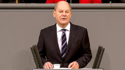 Olaf Scholz, SPD, Bundestag, Rede, Politik, Bundesregierung