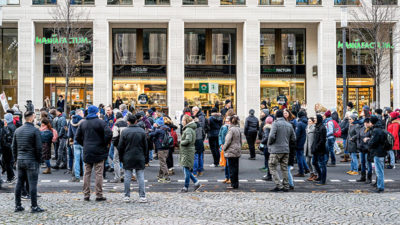 Protest, Corona, Demo, Demonstration, Corona-Politik, Menschen