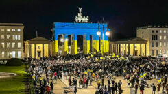 Ukraine, Brandenburger Tor, Demonstration, Krieg, Russland