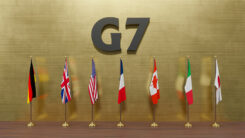 G7, Fahnen, Flaggen, Reiche Länder, Gipfel, Industrienationen