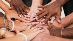 Hände, Zusammenhalt, Gesellschaft, People of Color, Hilfe