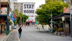 Kapstadt, Südafrika, Straße, Stadt, Corona, Lockdown, Stay Home