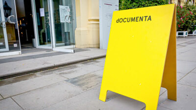 documenta, Kunst, Ausstellung, Schild, Kassel