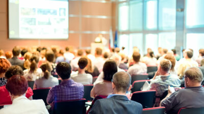 Vortrag, Symposium, Präsentation, Menschen, Saal, Versammlung