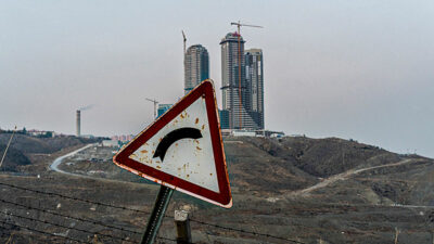 Türkei, Türkiye, Hochhaus, Schild, Bau, Ankara