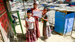 Rohingya, Flüchtlinge, Kinder, Flüchtlingscamp, Bangladesch, Myanmar
