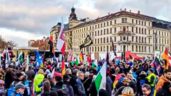 Demonstration, Menschen, Kundgebung, Leipzig, Rechtsextremismus, Demo