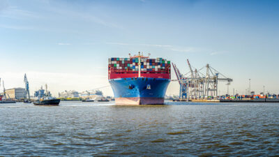 Containerschiff, Wirtschaft, Handel, Transport, Schiff, Hamburg, Hafen, Meer