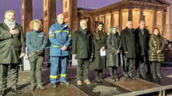 Frank-Walter Steinmeier, Türkische Gemeinde, Brandenburger Tor, Berlin, Erdbebenopfer, Türkei, Syrien