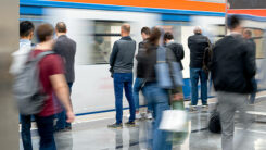 Menschen, Bahn, U-Bahn, Metro, Warten, Gesellschaft