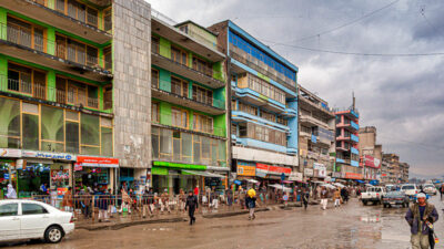 Kabul, Afghanistan, Straße, Stadt, Menschen, Gebäude, Häuser