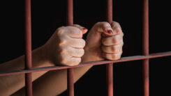 Gefängnis, Hände, Gitter, Verhaftung, Knast, Frau