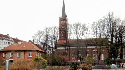 Kirche, Gebäude, Hamburg, St. Pauli, Flüchtlinge, Asyl, Kirchenasyl