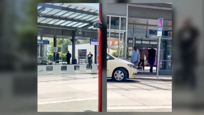 Armbrust, Bahnhof, Rechtsextremismus, Neonazi, Rechtsterror, Straftat, Anschlag