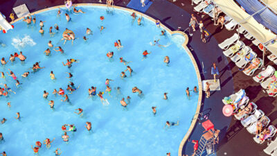 Freibad, Schwimmbad, Sommer, Schwimmen, Spaß, Freizeit, Hitze, Menschen, Gesellschaft