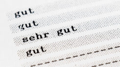 Schule, Bildung, Zeugnis, Note, sehr gut, gut