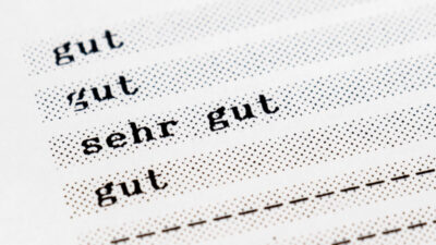 Schule, Bildung, Zeugnis, Note, sehr gut, gut
