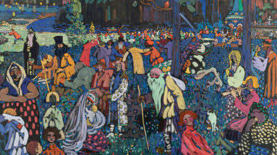 Kunst, Das bunte Leben, Kandinsky, Gemälde, Alt, Historisch