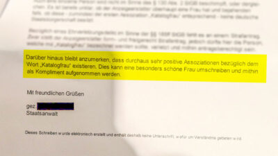 Staatsanwalt, Staatsanwaltschaft, Erfurt, Katalogfrau, Rassismus, Justiz