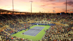 US Open, Stadion, Zuschauer, Tennis, Sport, Himmel