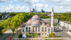 Moschee, Kuppel, Minarette, Panorama, Islam, Muslime