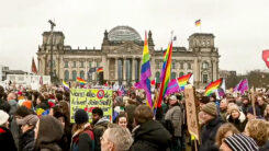 Demo, Demonstration, Bundestag, Rechtsextremismus, AfD