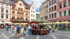 Mainz, Stadt, Häuser, Marktplatz, Menschen, Gesellschaft