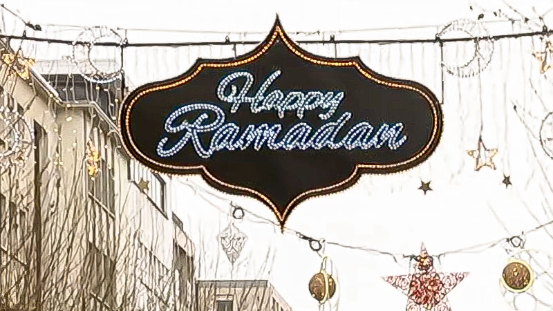 Ramadan in Frankfurt: Beleuchtung ist ein gutes Zeichen für Muslime