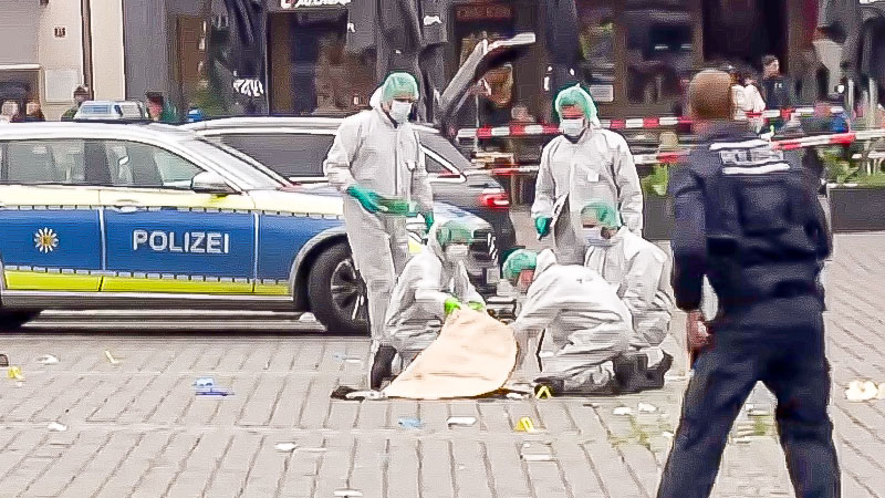 Messerangriff bei islamfeindlicher Kundgebung in Mannheim