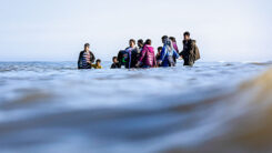 Flüchtlinge, Geflüchtete, Ärmelkanal, Großbritannien, Frankreich, Flucht, Meer